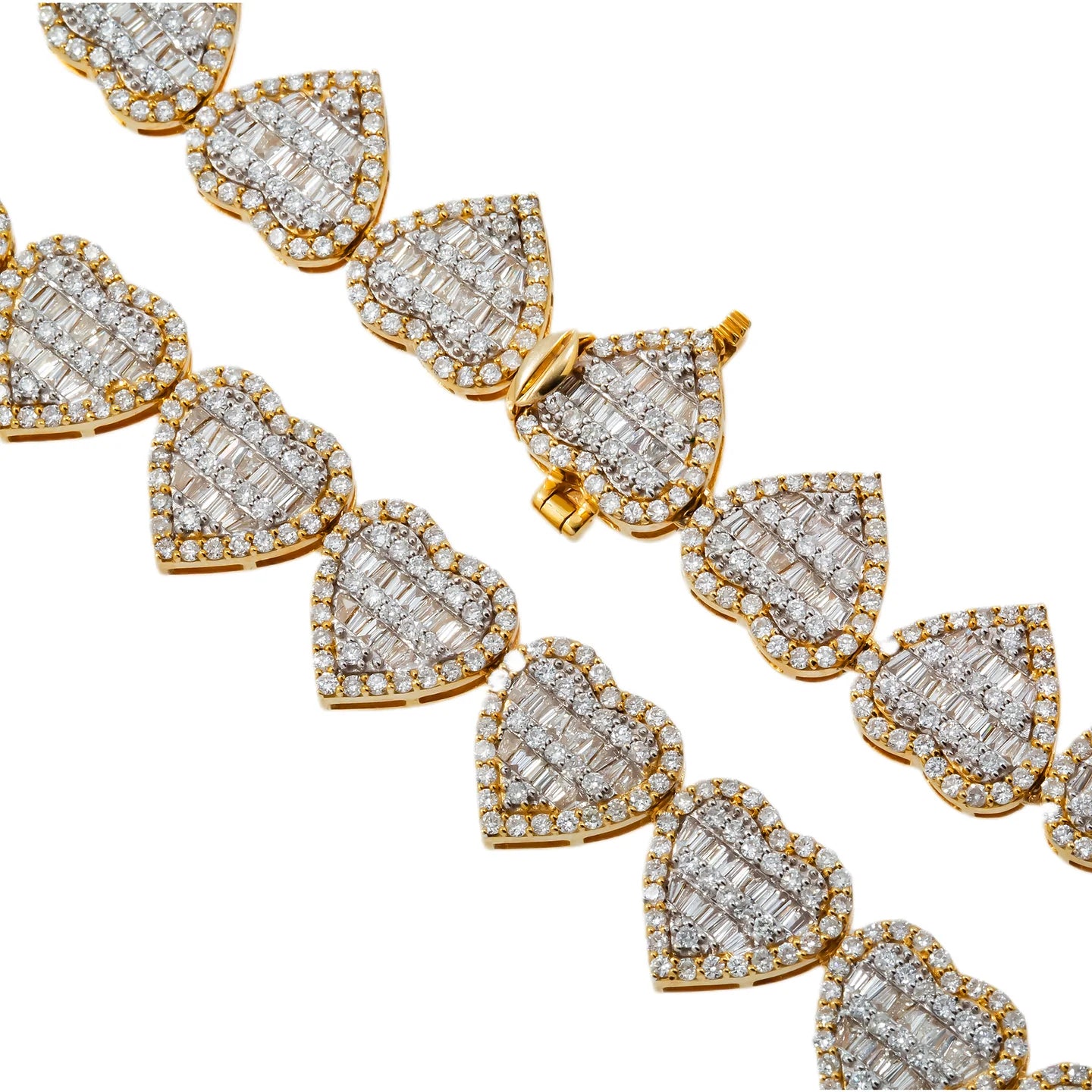 Baguette Diamond 'Heart' Necklace
