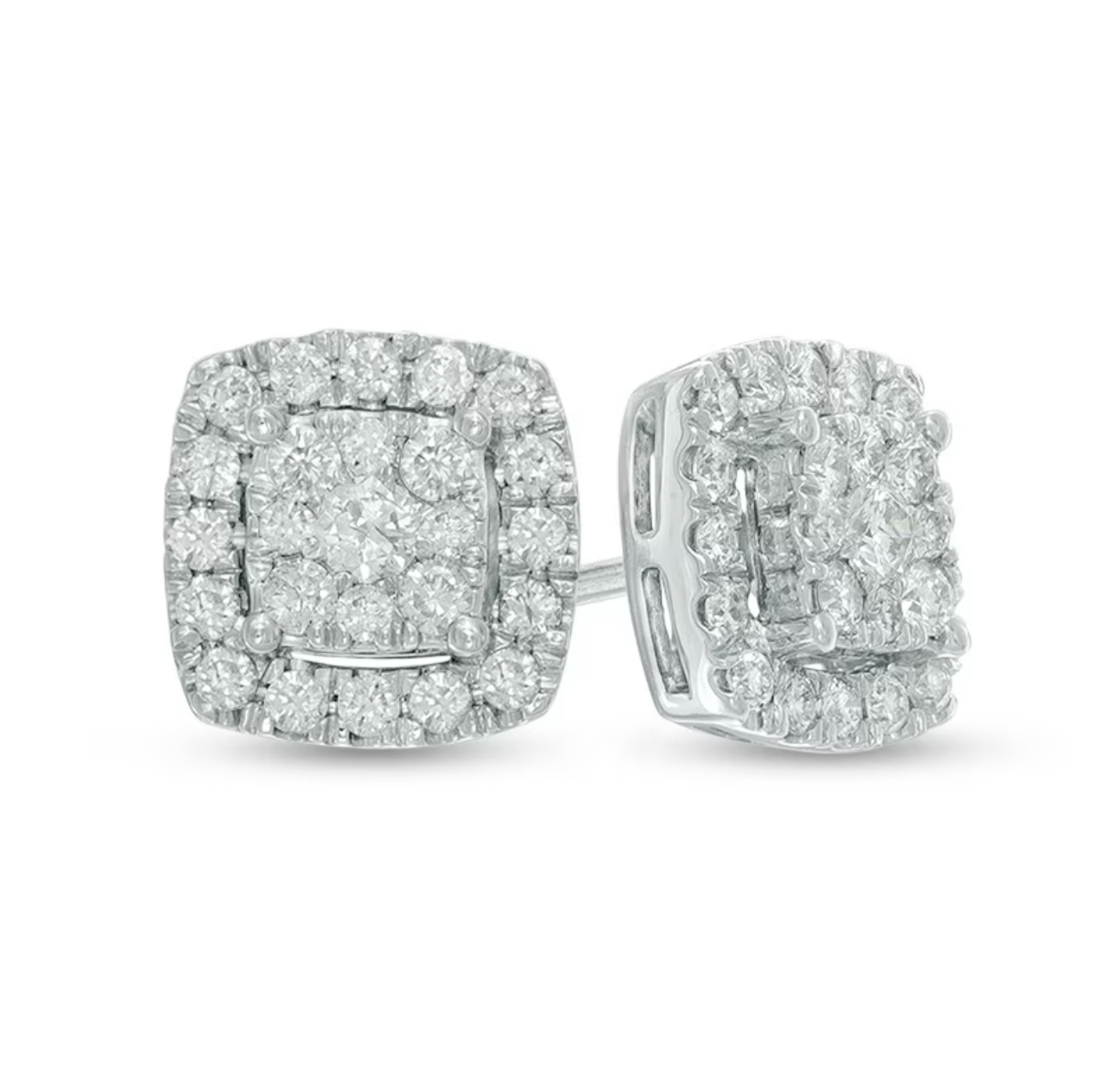 Round Diamond Earrings