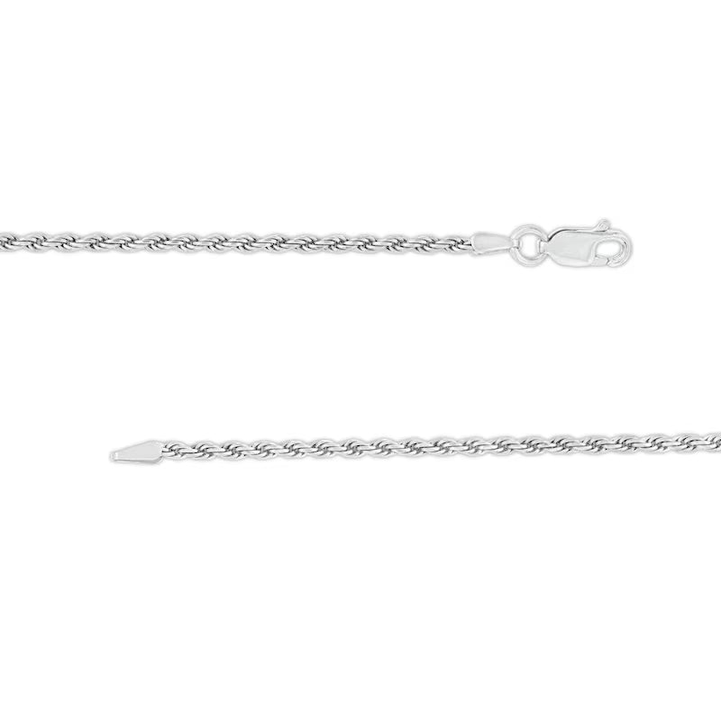 Rope Chain Necklace in Sterling Silver - 18"
