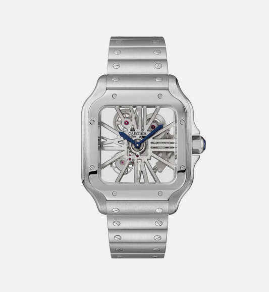 Cartier - Santos Skeleton Skeleton Dial Ref 4109