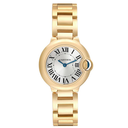 Cartier Ballon Bleu B/P Silver Roman Dial Ref 3006/W6900122