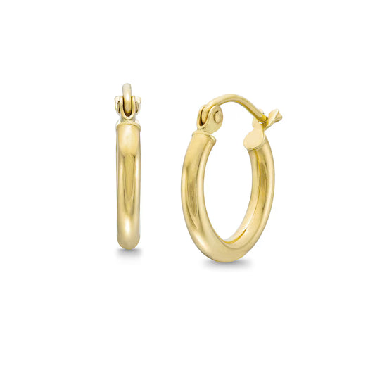 13.0mm Hoop Earrings in 10K Gold