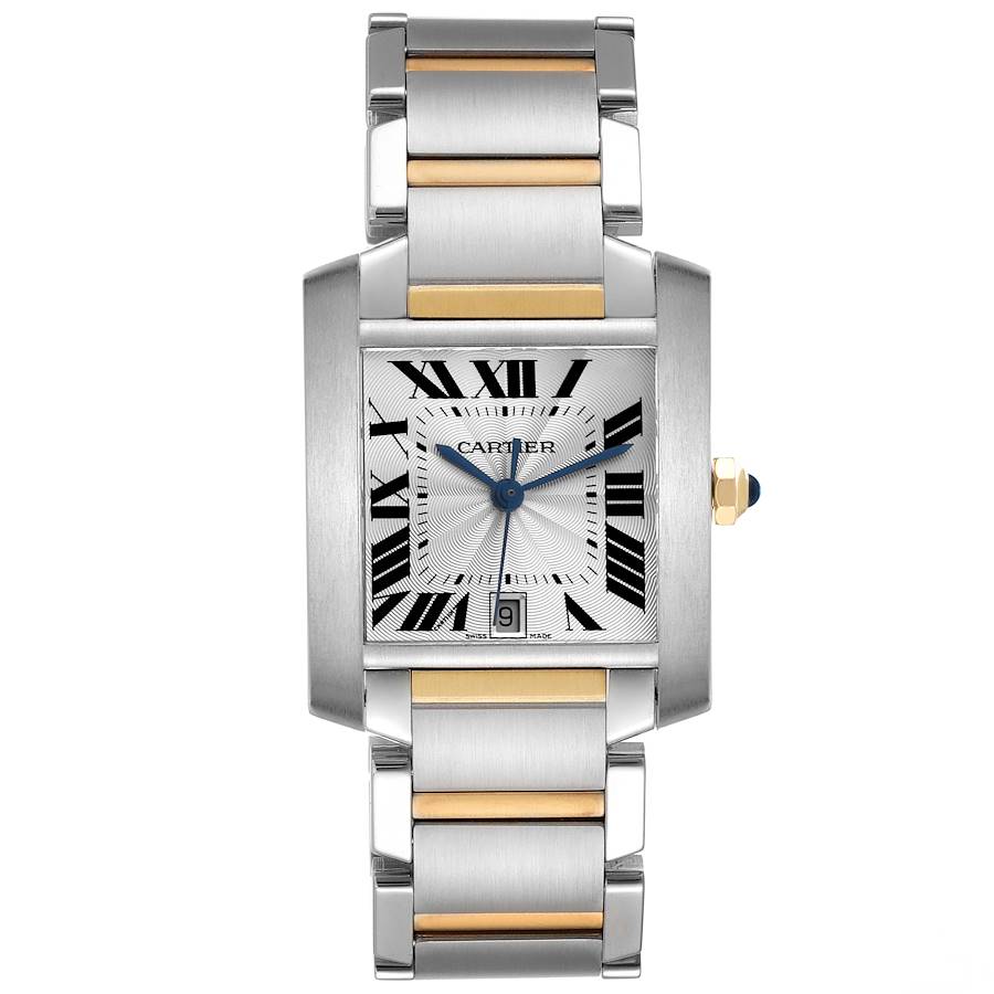 Cartier - Tank Francaise Silver Roman Dial Ref 2302
