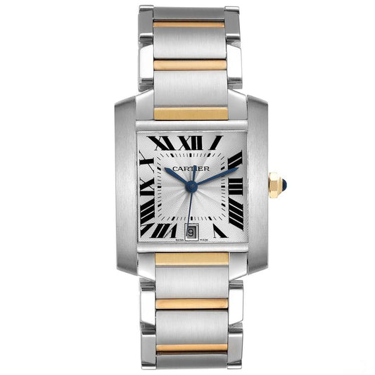 Cartier - Tank Francaise Silver Roman Dial Ref 2302
