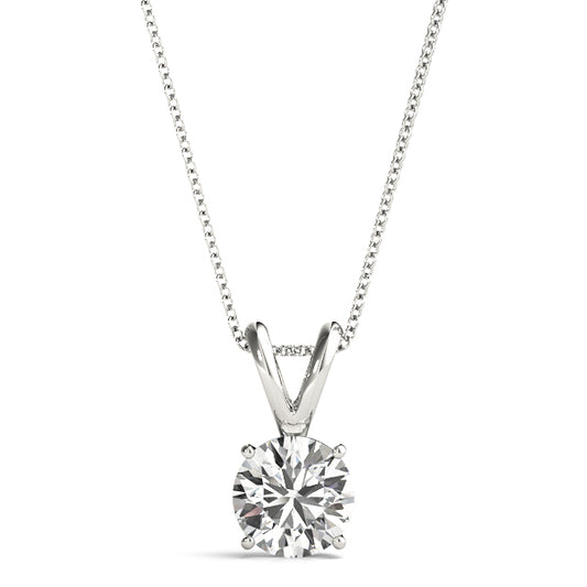 4 ctw Round Diamond Double Bail Pendant