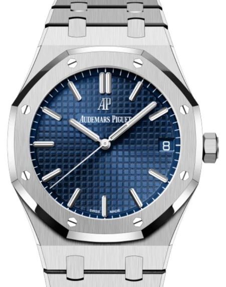 Audemars Piguet - Royal Oak Selfwinding Blue Dial on Bracelet Ref 15503BC.OO.1220BC.0
