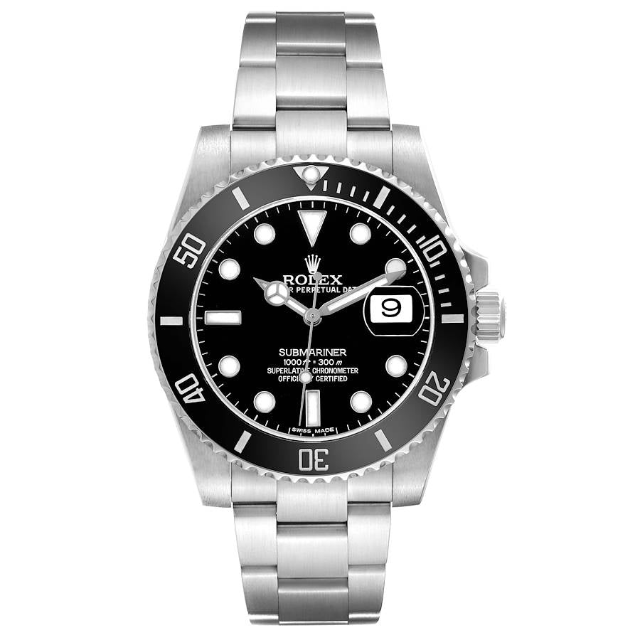 Rolex - Submariner Black Dial on Oyster Ref 116610LN