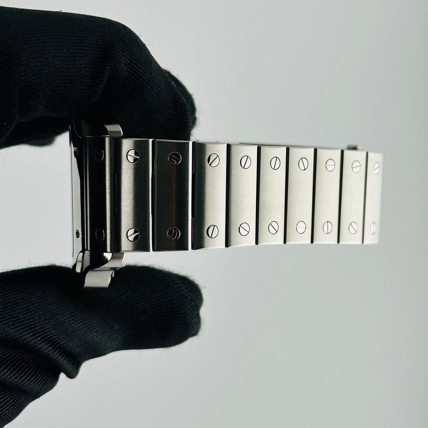 Cartier - Santos Silver Roman Dial Ref 4072/WSSA0018