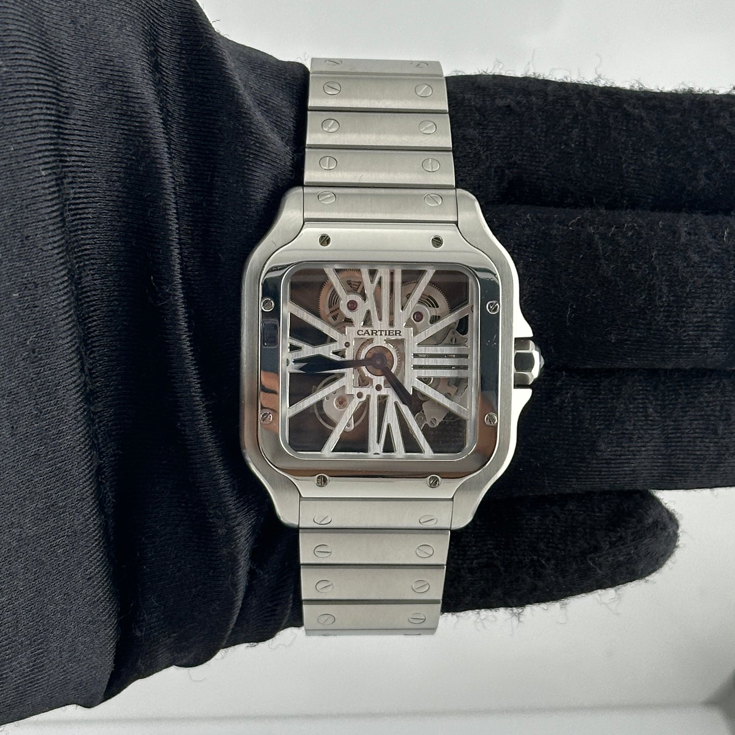 Cartier - Santos Skeleton Skeleton Dial Ref 4109